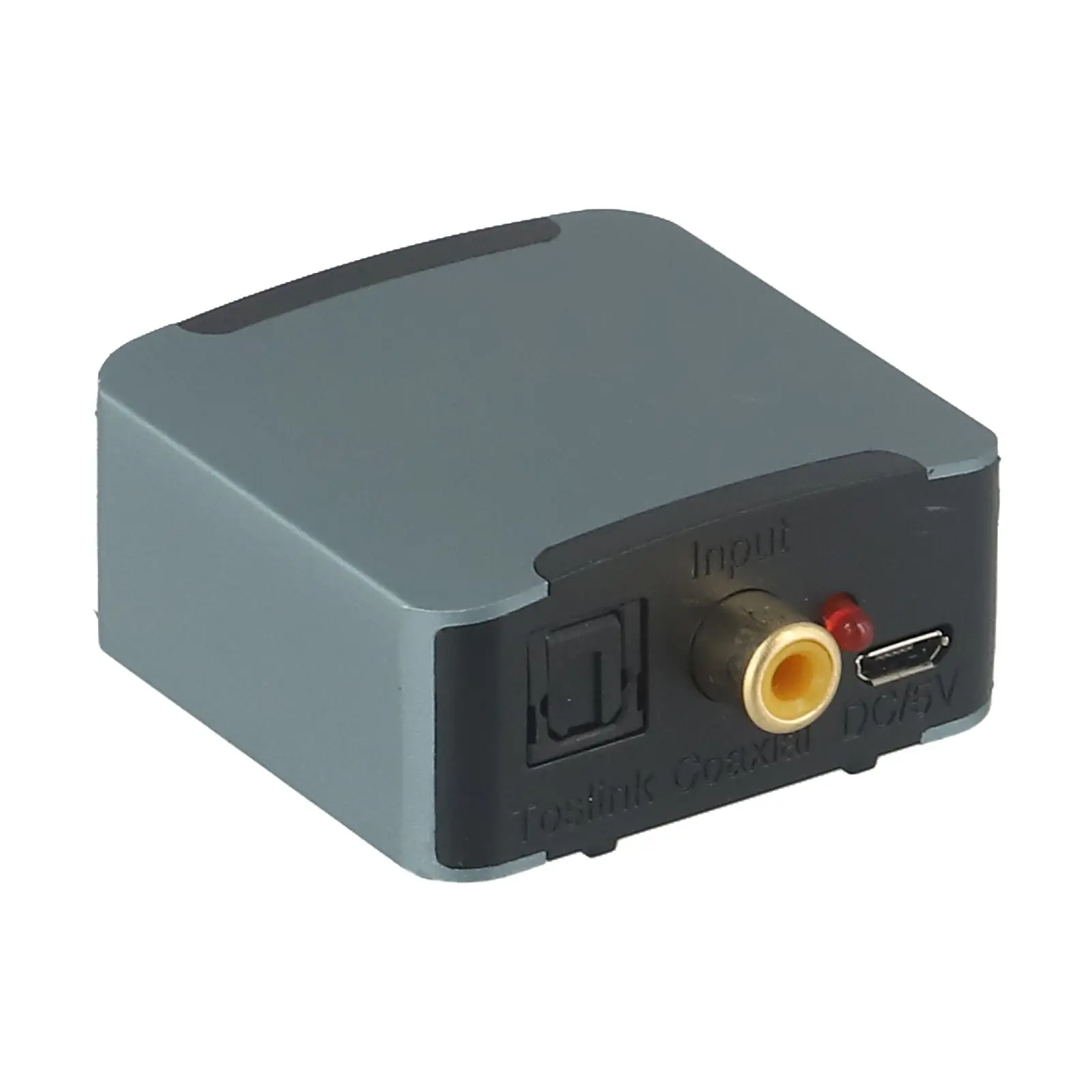 Digital To Analog Audio Converter Optical SPDIF/Coaxial To L/R Decoder Alloy Upgraded Audio Coaxial Converter SPDIF Lotus