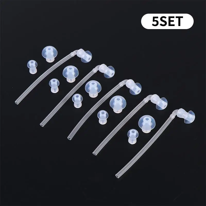 Silicone Earplug Domes - 20-Pack Hearing Aid Ear Tips Replacement