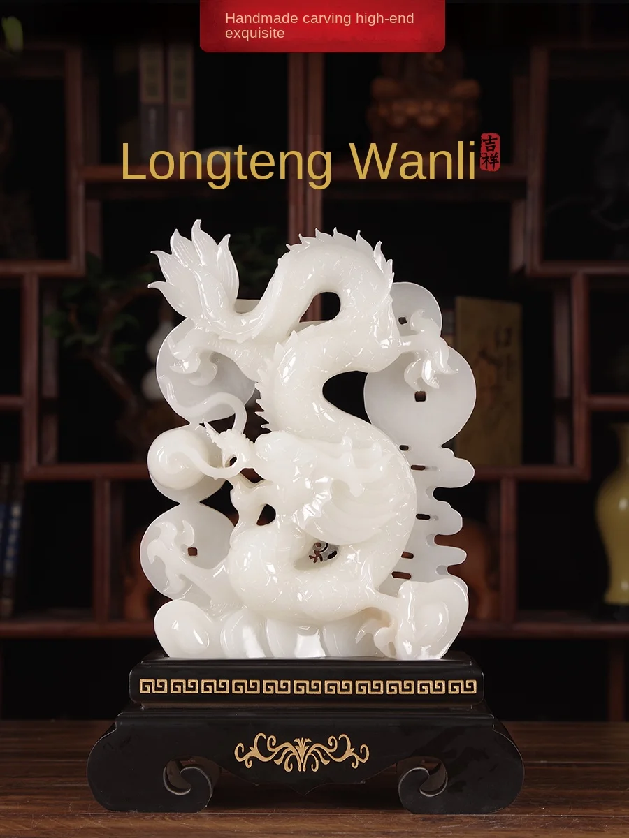 

Qinglong office table porch decoration birthday gift for opening in the the Year of the Loong
