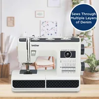 ST371HD Sewing Machine, Strong & Tough, 37 Built-in Stitches, Free Arm Option, 6 Included Feet 2