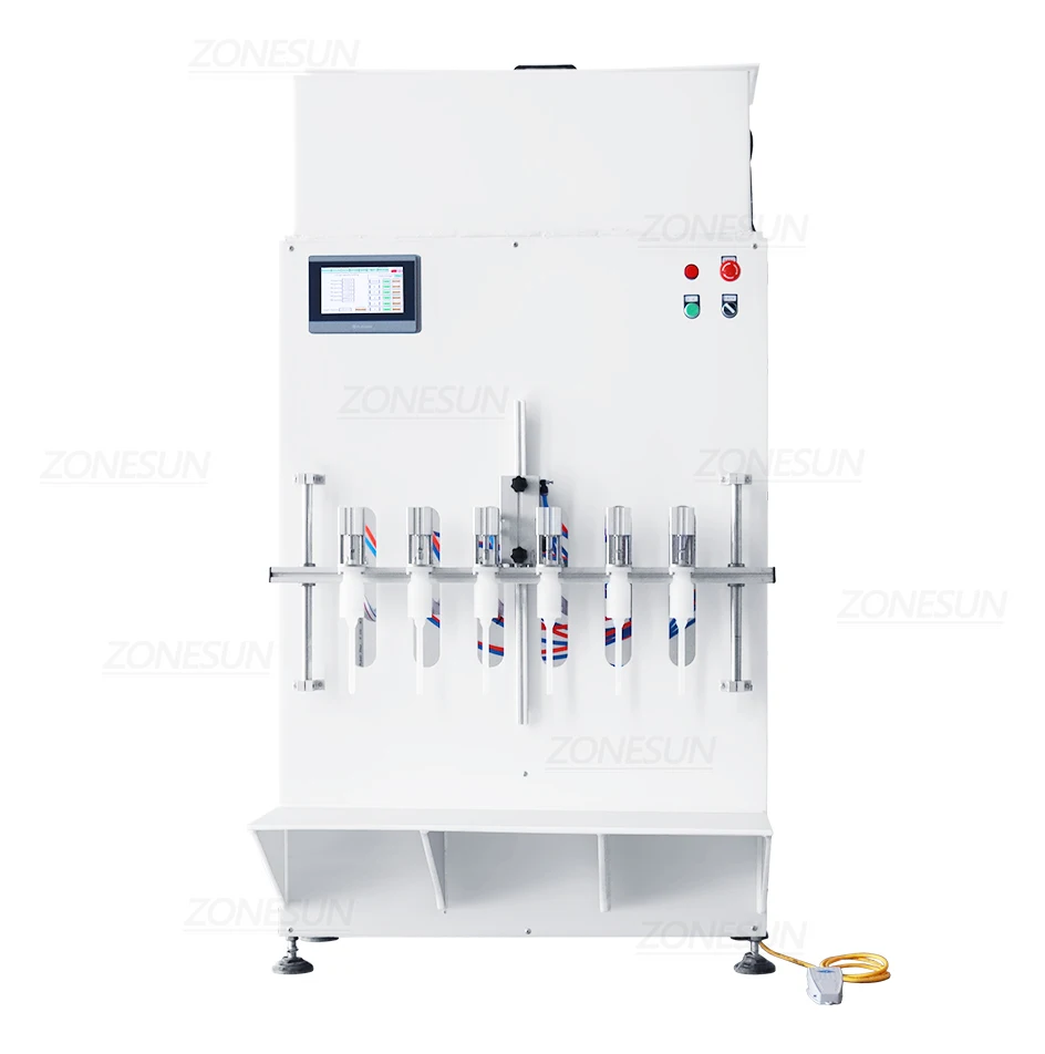 ZONESUN ZS-YTCR6 Pneumatic Corrosive Liquid Filling Machine