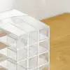 Acrylic Makeup Storage Box With Lid Clear Transparent Multi-grid Lipstick Storage Case Durable Large Capacity 4