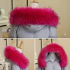 Winter Faux Fur Collar Gradient Color Thicken Warmer Fur Collar Shawl For Women Men Parkas Down Coat Jackets Hood Fur Warm Scarf 4