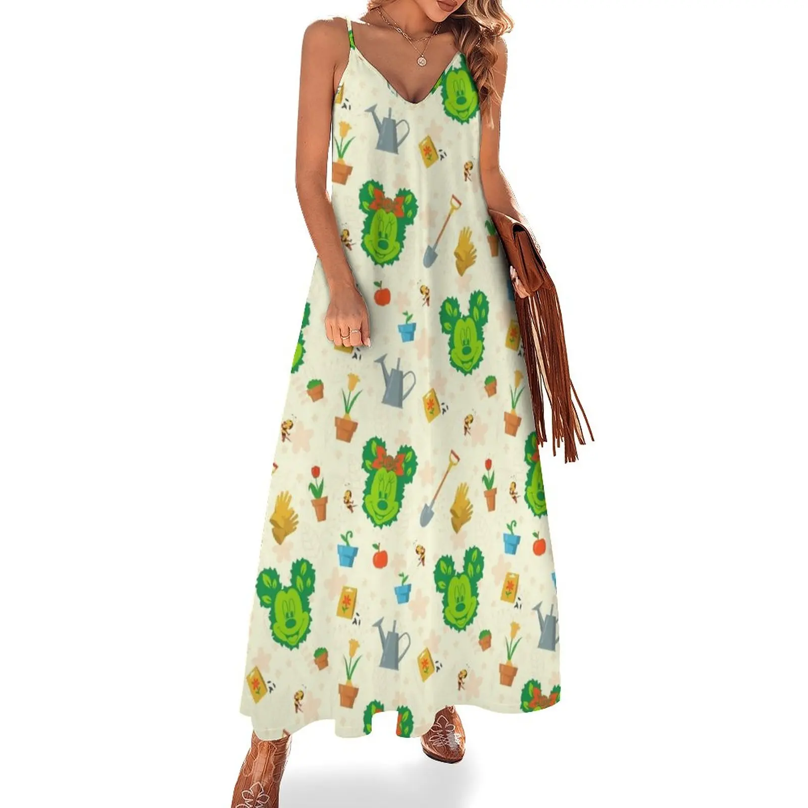 

Flower & Garden Festival Sleeveless Dress women's summer jumpsuit Beachwear prom dresses 2024