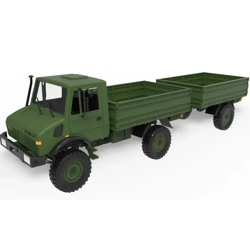 Rc Electric Off-Road Cremlimbing Ote Control Car  1:12 U1300 Unimog Abs Plastic Armygreen Toy Model Remote Control Kid Xmas Gift 4
