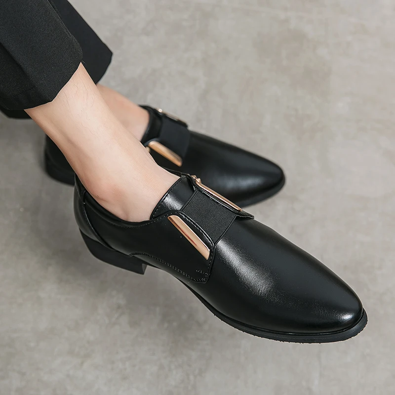

Moccasin Casual Shoes Luxury Men's Shoes Mens Dress Leather Shoes Mens Business Formal Wedding Party Shoes Louboutins Large Size