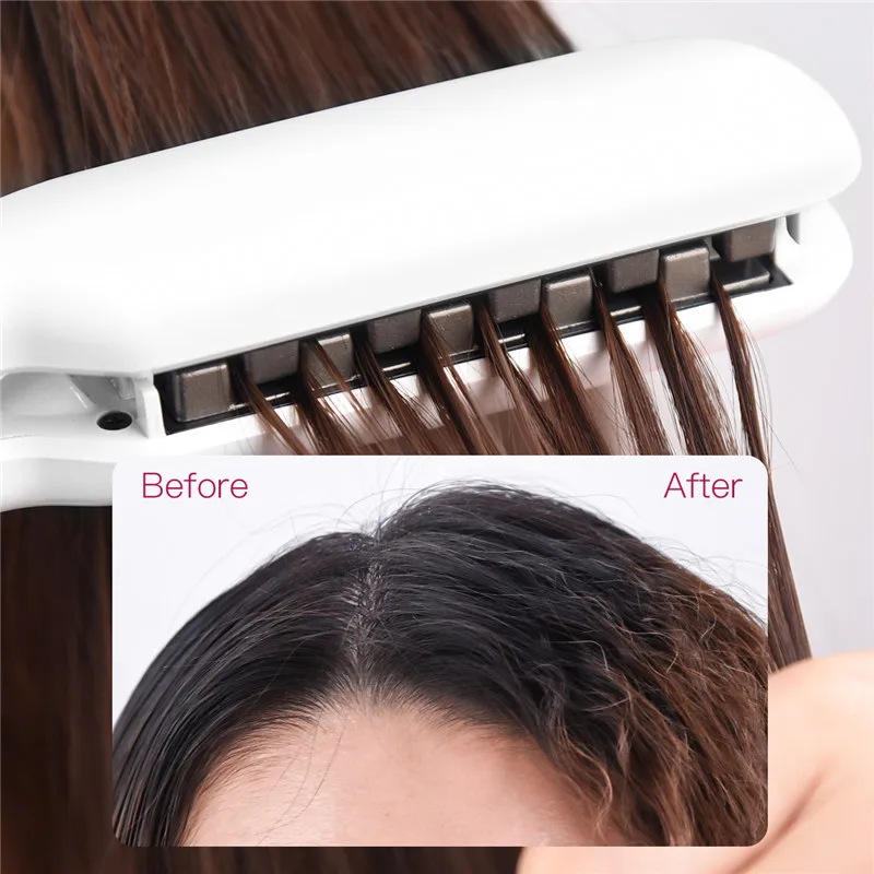 Professional Fluffy Corn Perm Volumizing Hair Iron Straightener