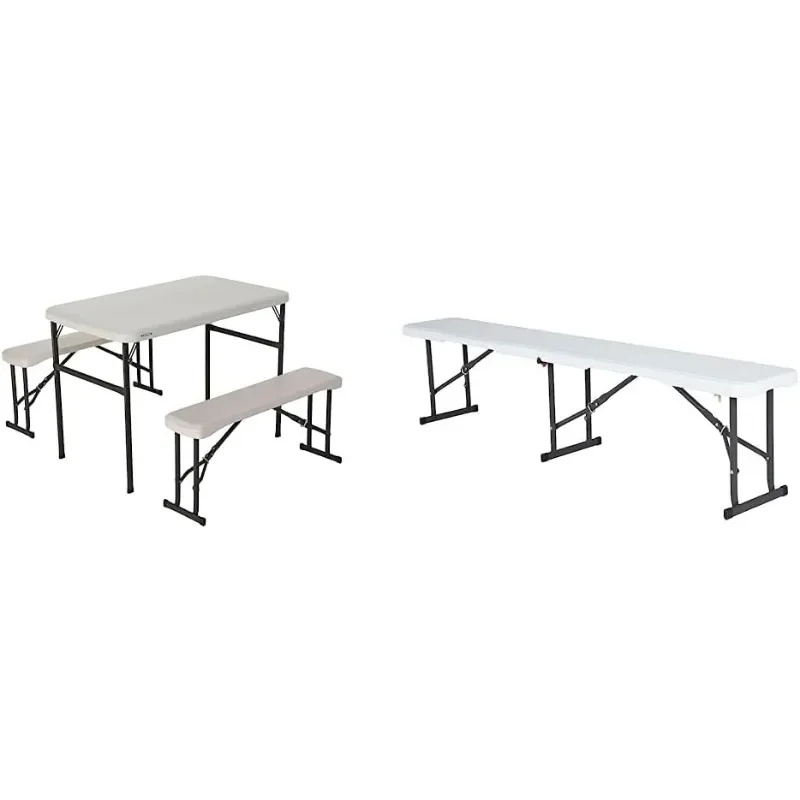 Folding Camping Picnic Table and Bench Set Adventure Ready Outlet