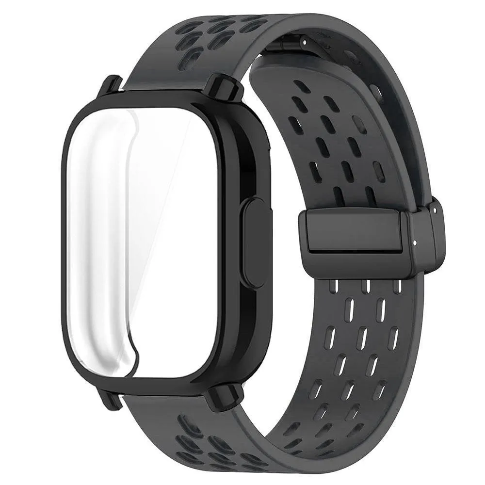 Breathable Silicone Sport Strap with Full Cover Protector Case