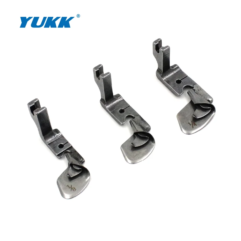 

Industrial Sewing Machine Parts Flatcar Crimping Presser Foots Clothing Crimping Presser foot, Rolled Hem Foot for Thin Material