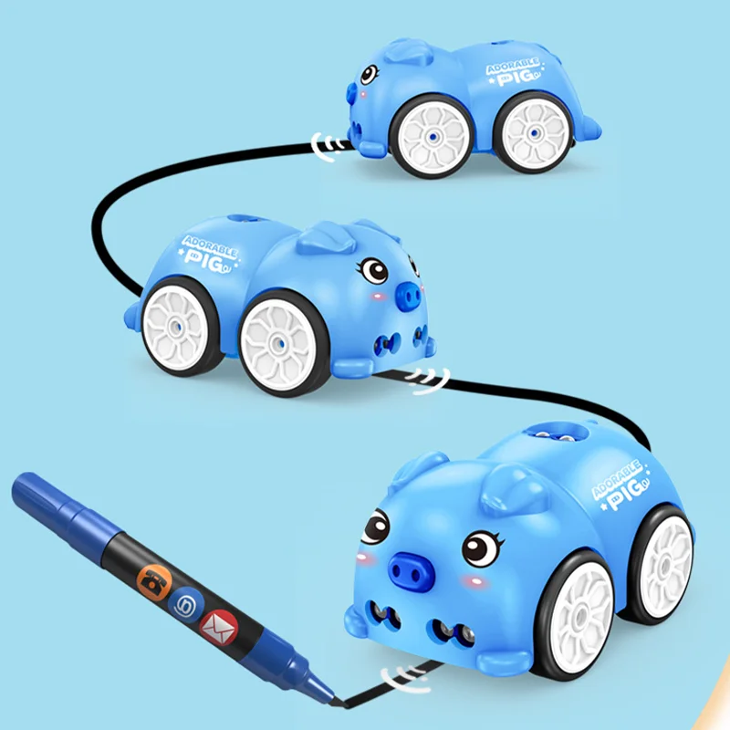 Remote Controlled Cartoon Electric Vehicle Children Toy Sensor Car Sensing Obstacle Avoidance Follow Crawling Car Christmas Gift 5