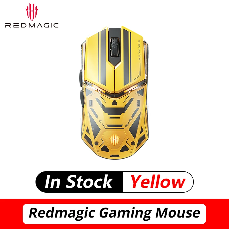 Nubia Redmagic Gaming Mouse PixArt PAW3395 Sensor Tri-mode, 43% OFF