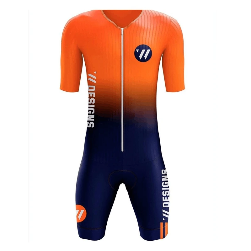 Фото Vvsports Велоспорт Trisuit комплекты для триатлона Летняя мужская велосипедная одежда Roupa De Ciclsimo Roadbike плавание бег велосипед Skinsuitnew №1
