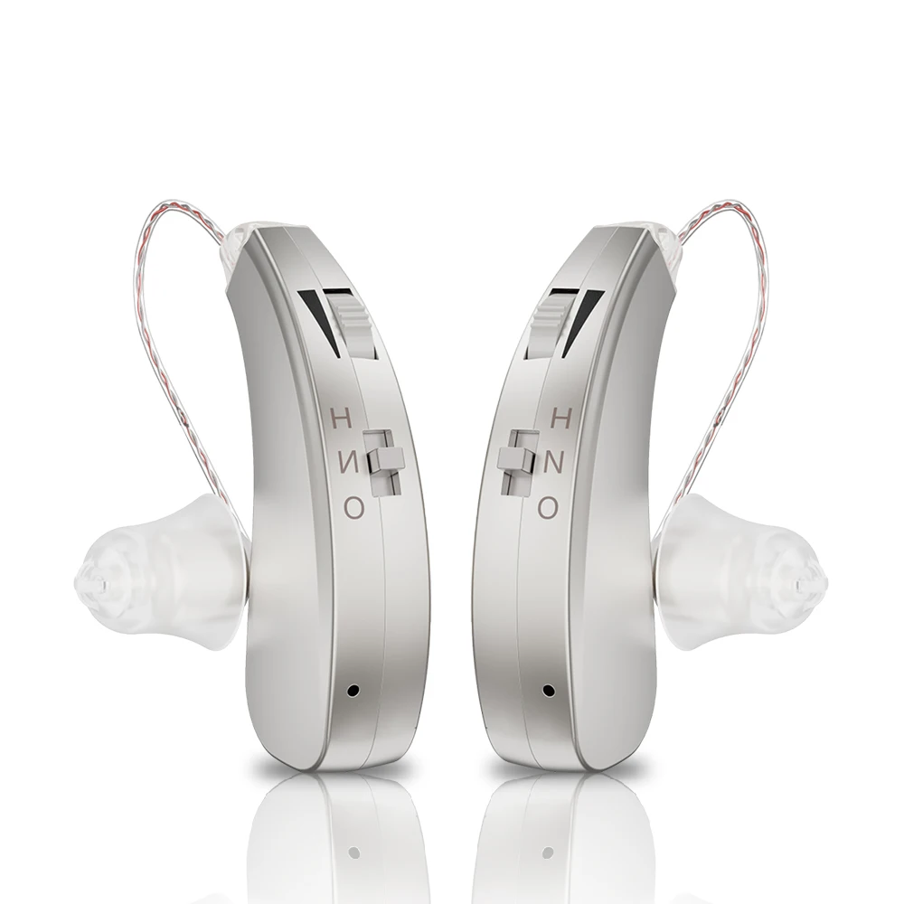 人気美品☆ワイヤレス　補聴器　　高齢者向けヘッドホン サウンドアンプ404/398 補聴器 集音器 本体 有線式集音器 高音質 耳が遠い 耳穴