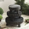Tripod Wooden Pallet Storage Tray Tea Tray Cake Plate Dessert Plate Refreshment Tray Display Stand Photo Props Decorative Trays 2