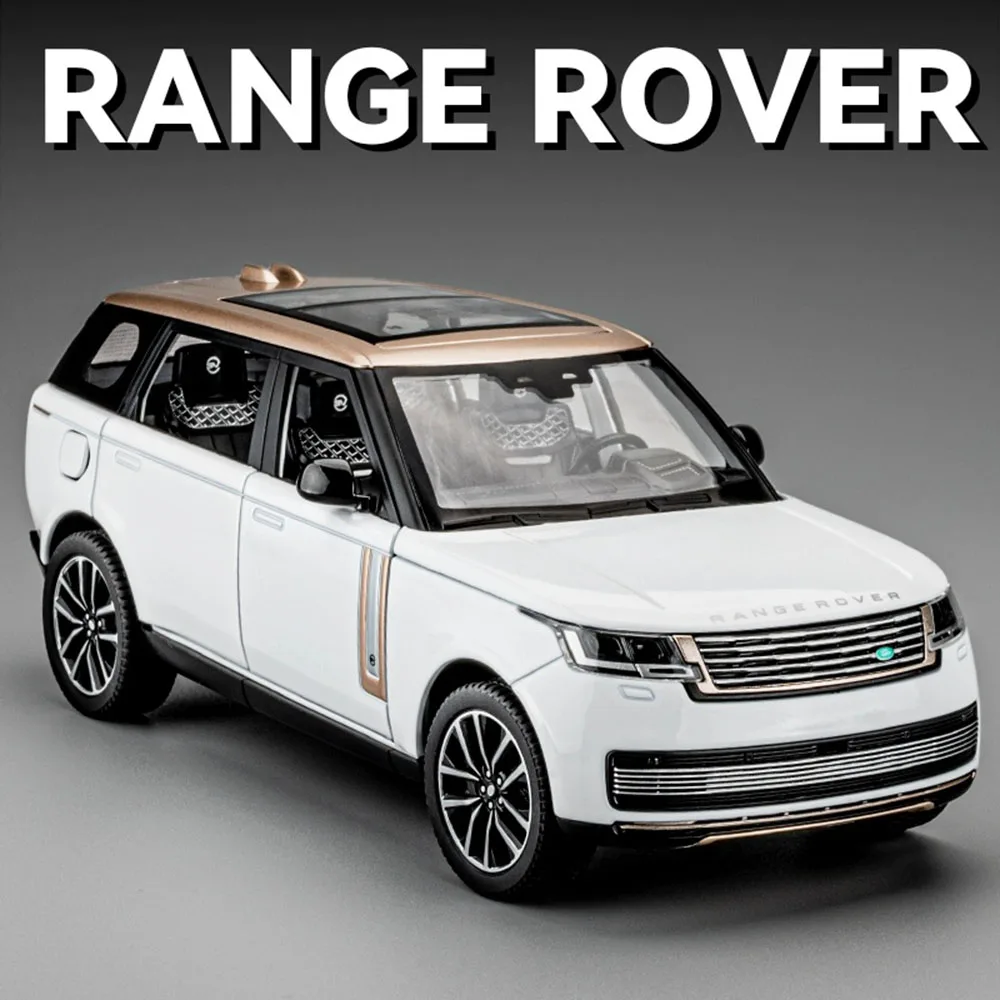 1:24 Land Rover Defender Diecast Toy Car with Sound and Light Features - Kids Christmas Gift