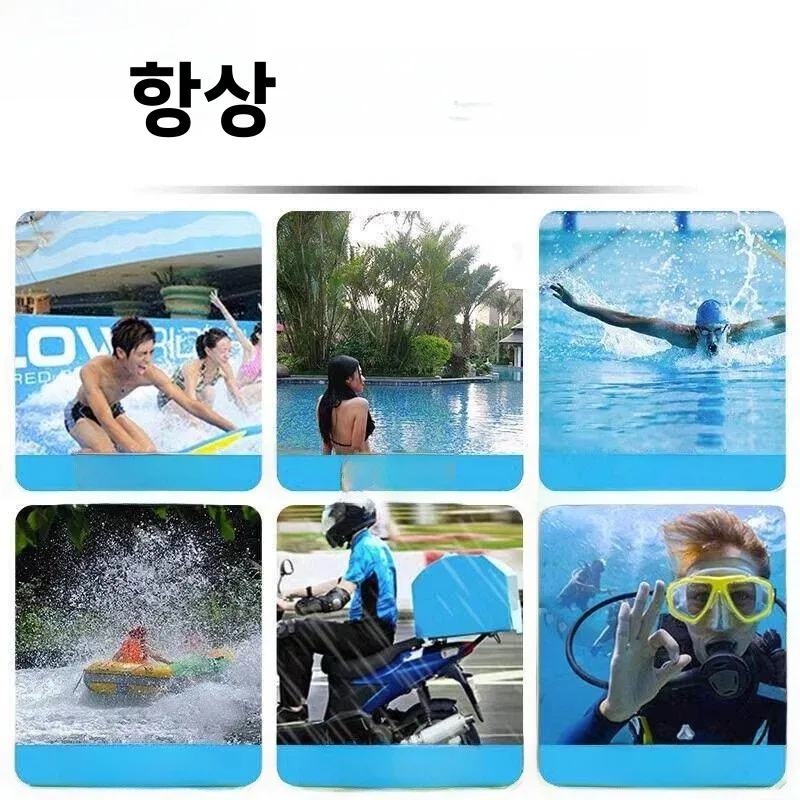 수영 및 래프팅용 방수 터치스크린 폰 가방, 고투명 풍선형 에어백 폰 커버, 온천욕용