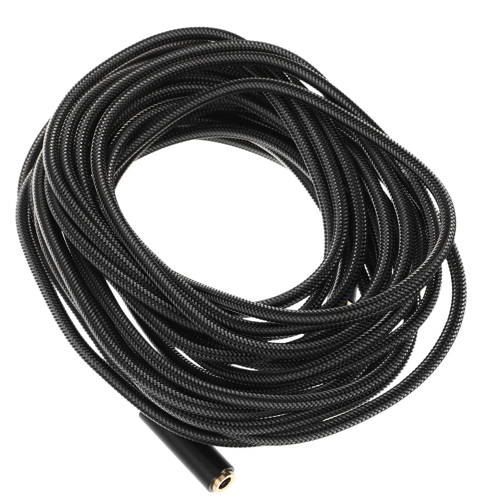 5미터 3.5mm 헤드셋 헤드폰 연장 케이블, 남성-여성 오디오 와이어, PC 노트북 스피커 스튜디오용 (클리어)