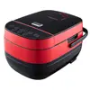 Luxurious 5L Red Digital Electric Cooker Square Slow Cooker with Multifunction & Cast 1