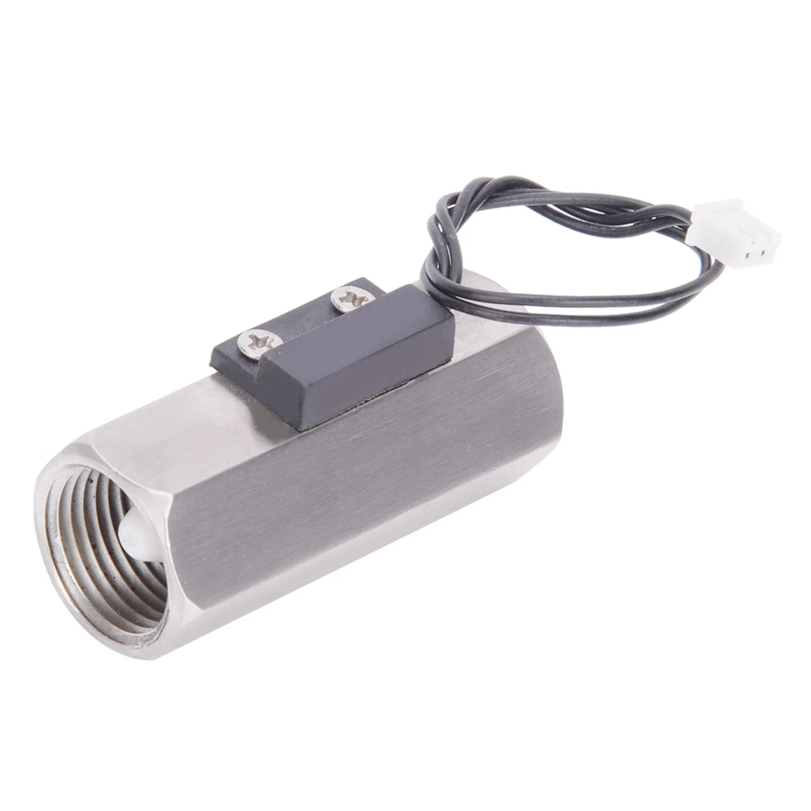 Water Flow Switch Sensor 304 Stainless Steel High Accuracy FS-01 G1/2inch Double Female Thread