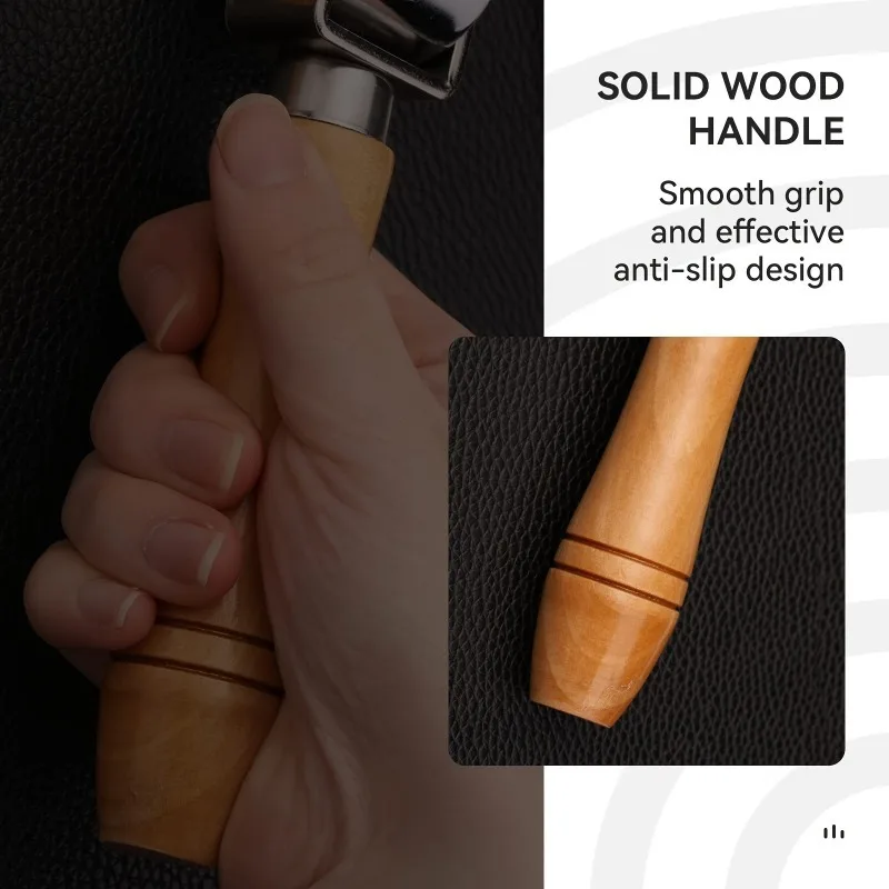 1PC Leather Glue Laminating Roller Leather Press Edge Roller Platen Tools for Craft DIY Laminating Tool for Leather Craft - 4