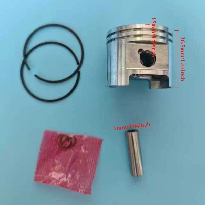 Kit For Pistoni Cilindri Da 46mm Adatto For Stihl Leaf Blower SR340 SR400 SR420 BR320 BR400 BR340 BR380 BR420 4203-020-1201 Kit Pistone Cilindro - Foto 2