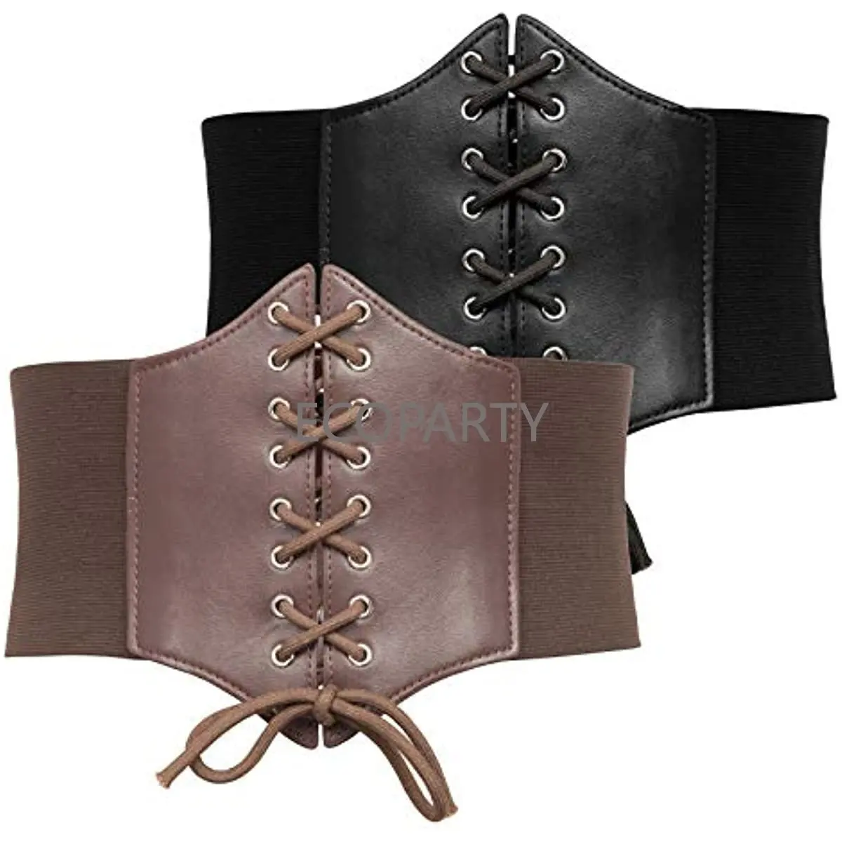 

Lace-up Cinch Belt Tied Corset Elastic Waist Belt Underbust Corset Twotwinstyle Gorset Belts for Women Blinder Steampunk Corset