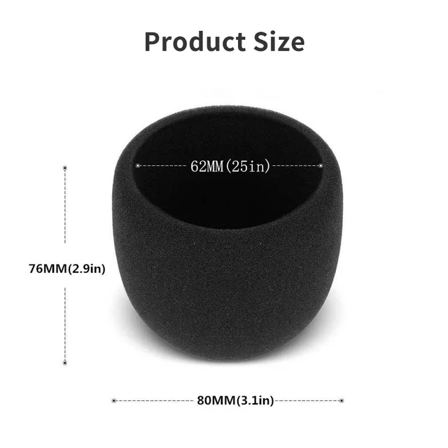 Parabrezza Peloso Per Microfono Blue Yeti - Copertura Antivento Bianca Per ZealSound K66/Yeti X - Foto 11