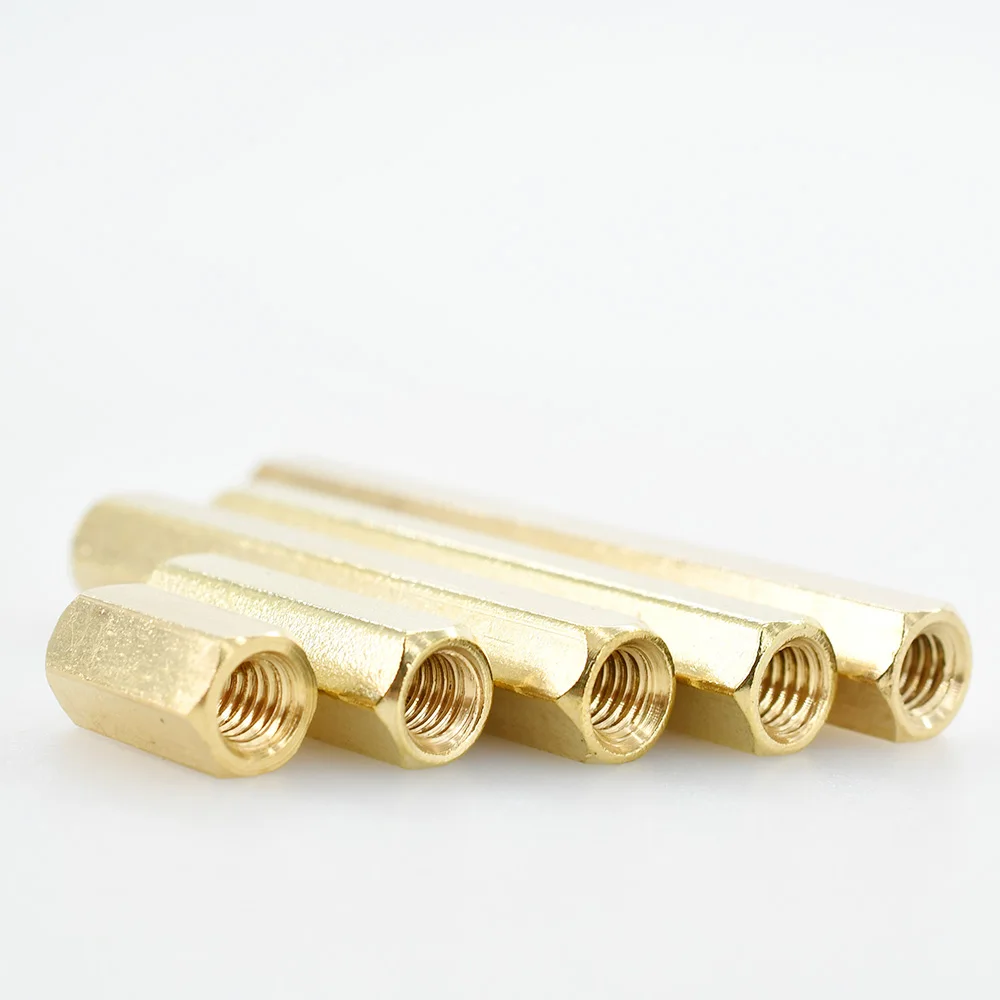 thumbnail image 1 of M2 M2.5 M3 M4 M5 M6 Female Hex Motherboard Standoff Rack Spacers Brass Stainless Steel Metric Thread PCB Support Pillars Column, 1 of 5