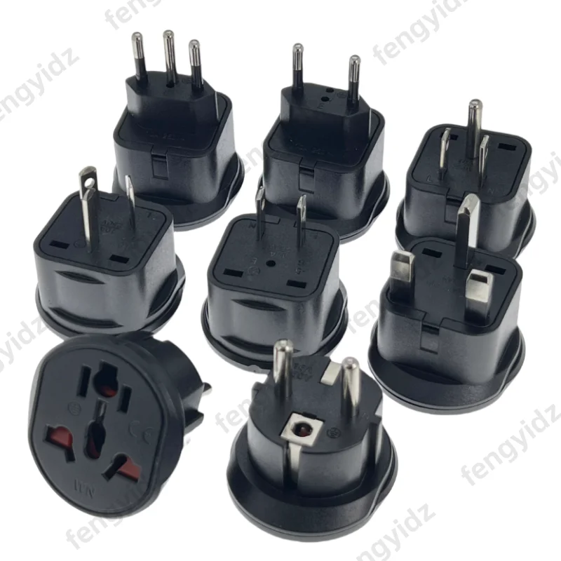 Universal Travel Power Adapter with Worldwide Plug Converter and AC Outlet