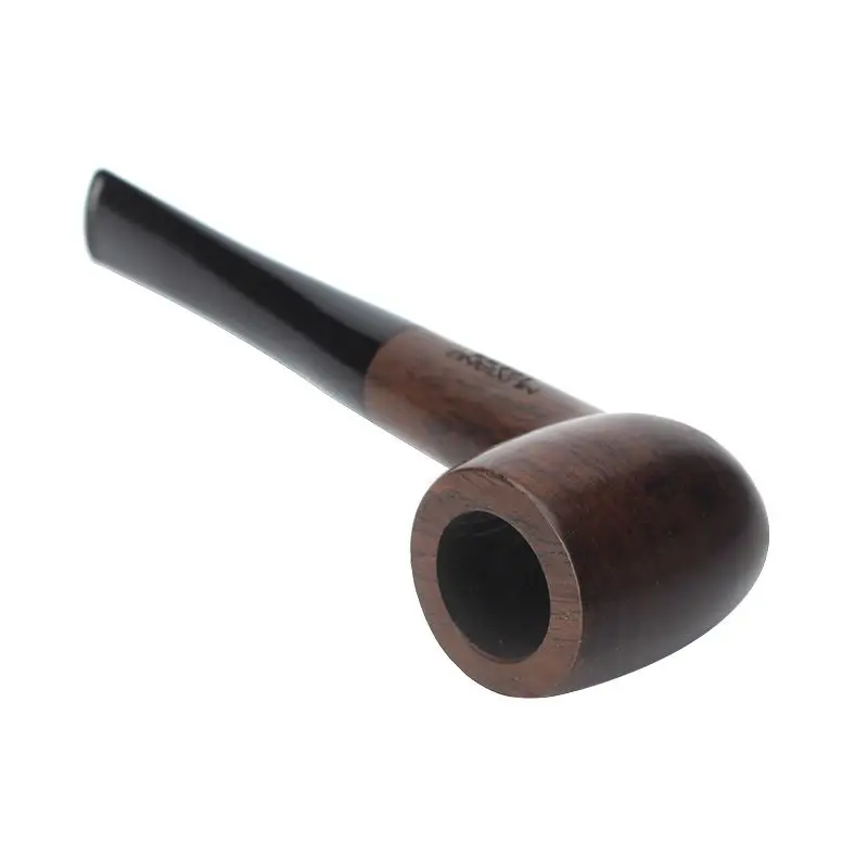 Smoking Pipe Sandalwood 9MM Filter Solid Wood Handmade Tobacco Pipe