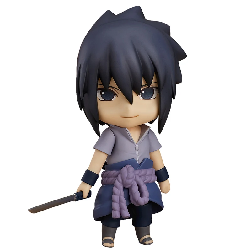 

100% Original Good Smile Nendoroid GSC 707 NARUTO Shippuden Uchiha Sasuke Anime Figure Model Collecile Action Toys Gifts