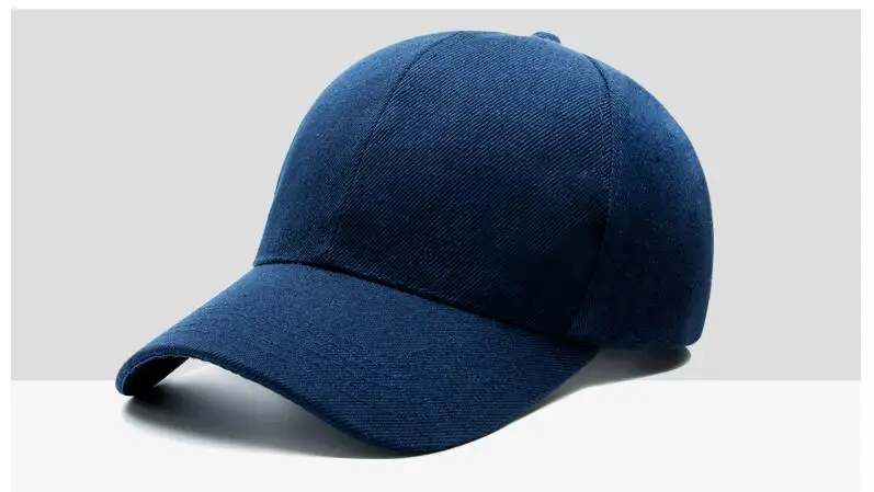 

2023 New Men Baseball Cap Sun Hat Men Solid Color Outdoor Adjustable Cotton Hats