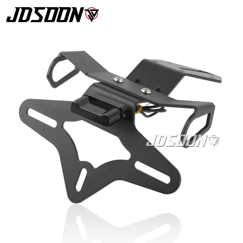 For Kawasaki Ninja ZX-10R ZX10R ZX 10R/10RR SE-Rear Registration Bracket License Plate Holder Frame Tail Tidy LED motorcycle license plate holder