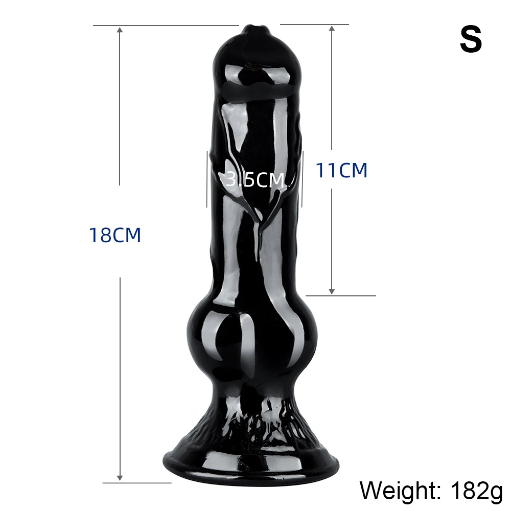 Cheap Realistic Dildo Big Jelly Dog Knot Penis Women Erotic Anal Sex Toys Soft Clitoris Vaginal Masturbator Suction Cup Hot Cock