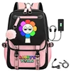 2025 New Dandys World Printed School Bag Teenage Fashion Girl Backpack Dandy's World Pattern USB Charging Schoolbag Travel Bags 4