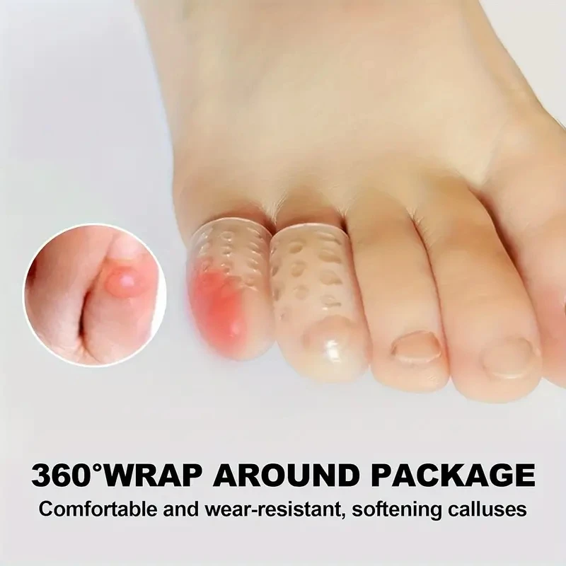 Description Picture 6 of item10PCs/30PCs Toe Anti-Wear Protective Cover Silicone Toe Sleeve