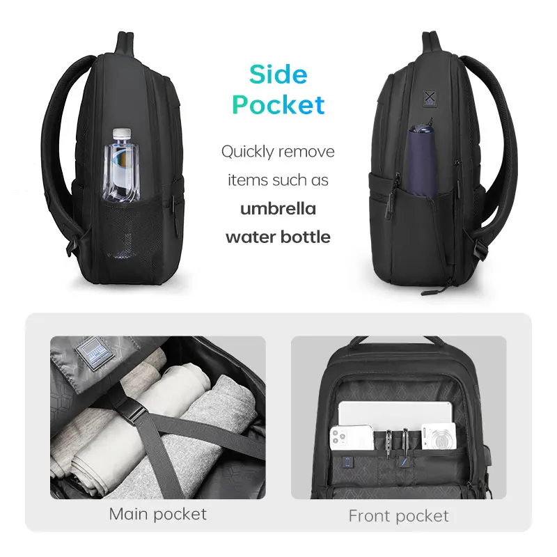MARK RYDEN Men's Backpack Fits 15.6inch Laptop Water Repellent for Students laptop backpack,school bag