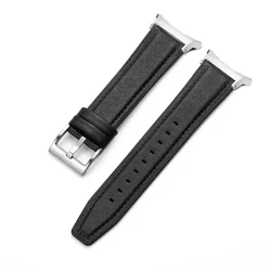 Premium Leather Silicone Strap for Smartwatches - Classic Bracelet Belt Design (BBS)