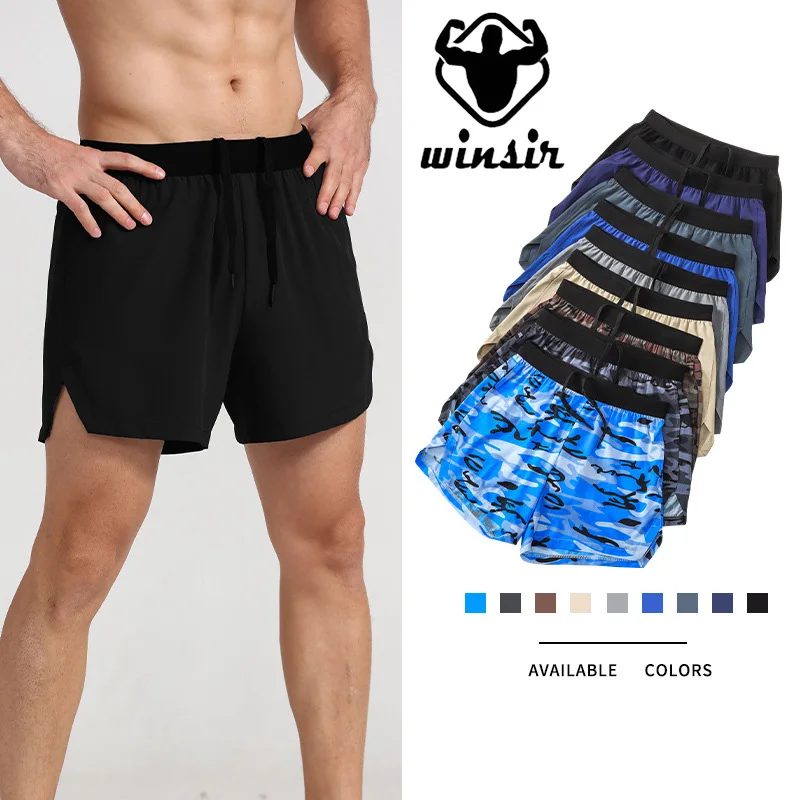 

2022 New Camouflage Quick Dry Marathon Shorts Loose Fitness Casual Training Short Pant Male Workout Running Short Men Gym Shorts