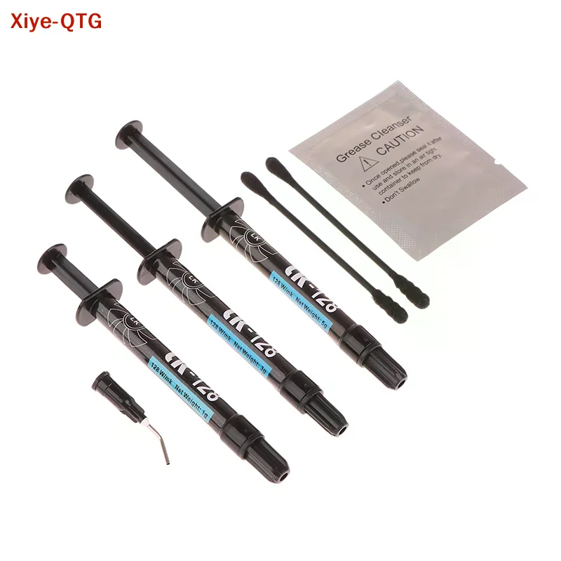 새로운 1Pc 1g/3g/5g LK-128 액체 금속 열전도 페이스트 CPU GPU 그래픽 카드 CPU 노트북 냉각 전도성 실리콘 그리스 시트