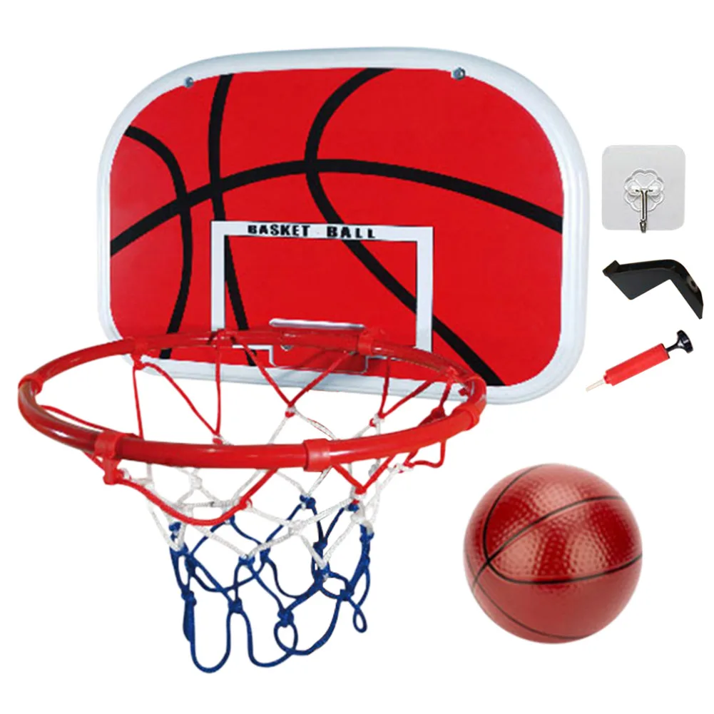 Basketball Hoop with Ball and Pump Mini Basketball Hoop Adjustable Portable Basketball Hoop Indoor Outdoor Play for Kids