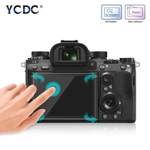 LCD Guard For Sony ILCE-9/A6000/RX100 Camera 9H Surface Hard Tempered Glass Cover 0.3mm Super Thin Curved Edges Film