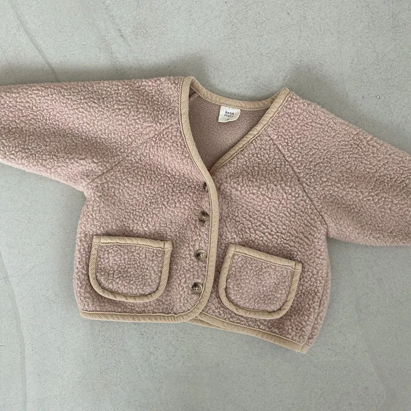 Baby Coat Autumn and Winter Soft Warm Baby Boy's Jacket Coat Casual Cardigan Polar Fleece 0-3Year Girl