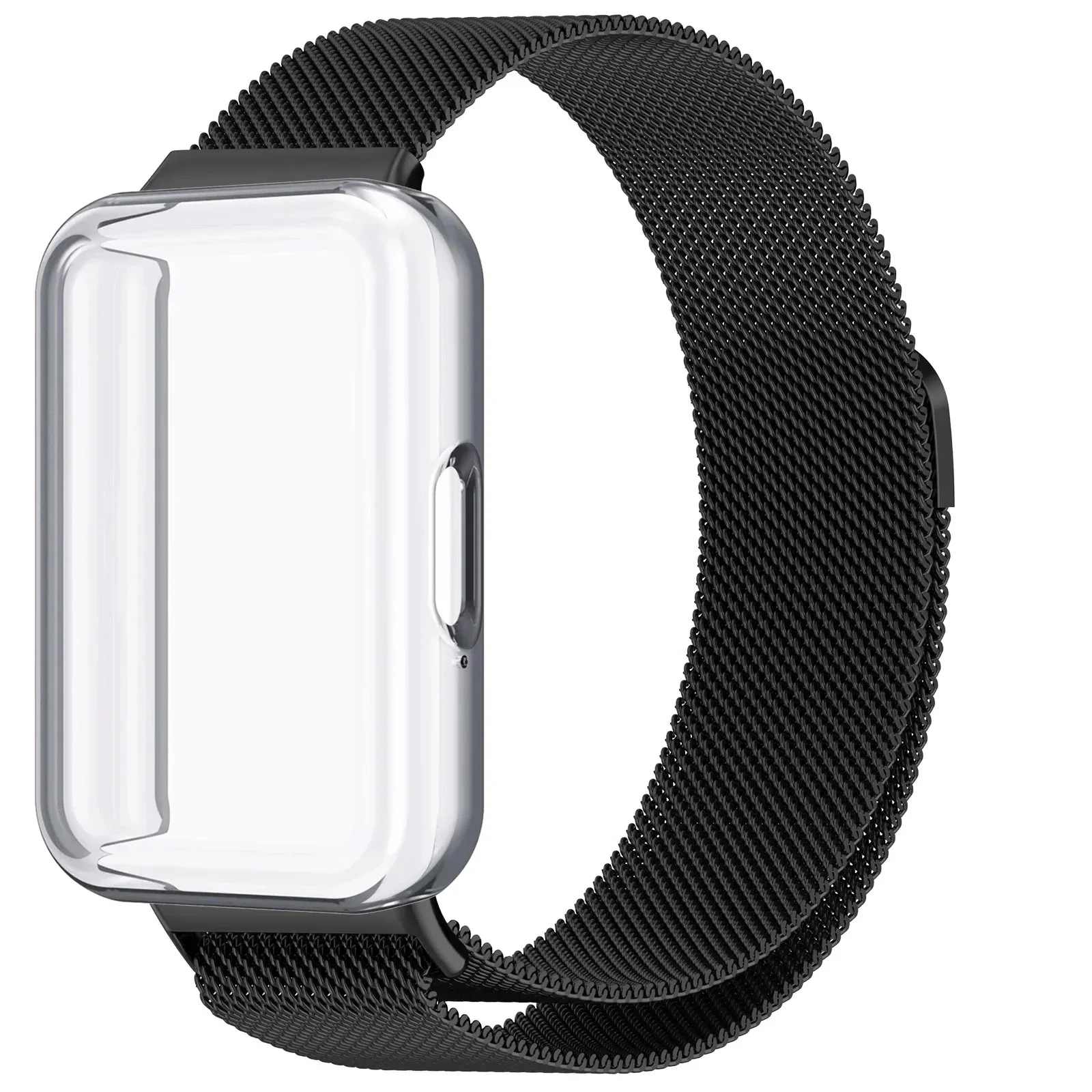 Magnetic Milanese Loop Strap with Screen Protector Cover