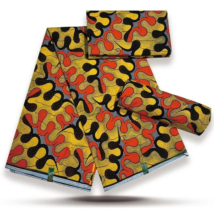 Ankara Fabric for Dress 6Yards African Wax Prints Fabric Cotton Batik