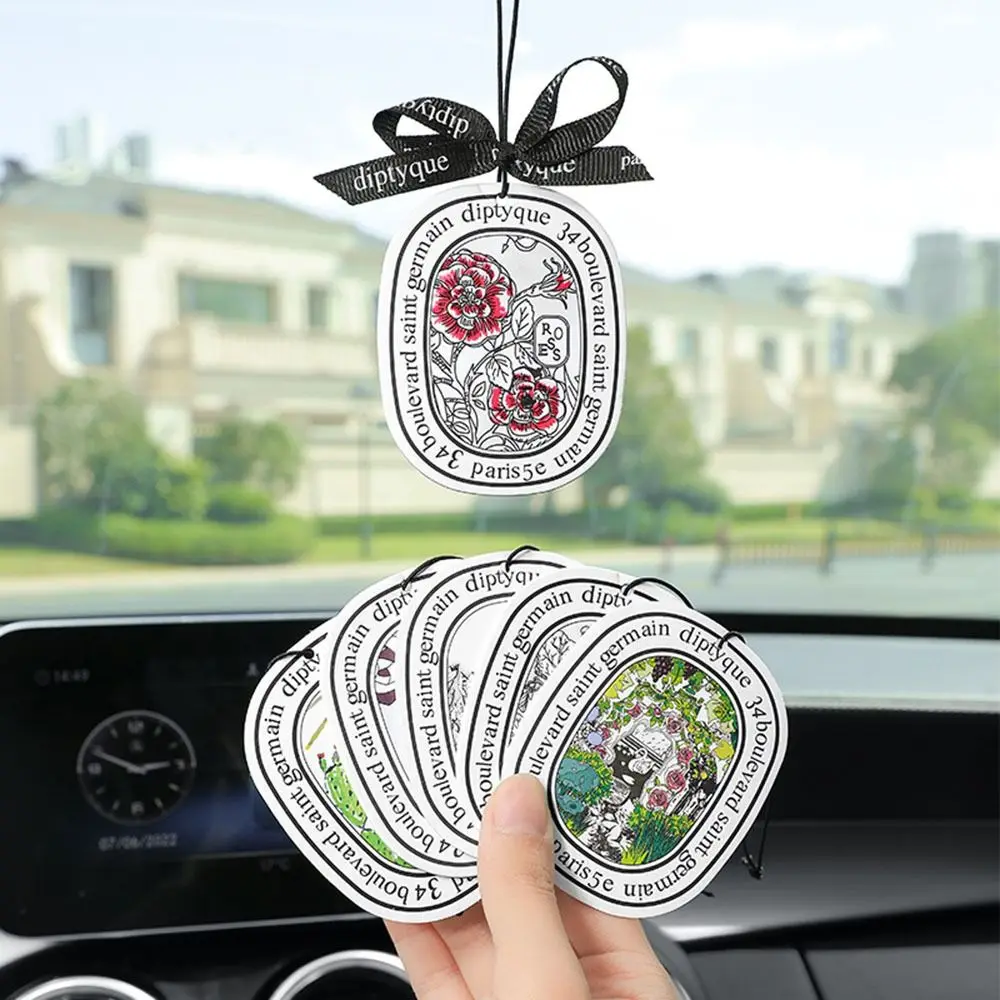 

Paper Car Air Freshener Pendant Auto Accessories Ornaments Lasting Fragrance Perfume Diffuser Car Decoration