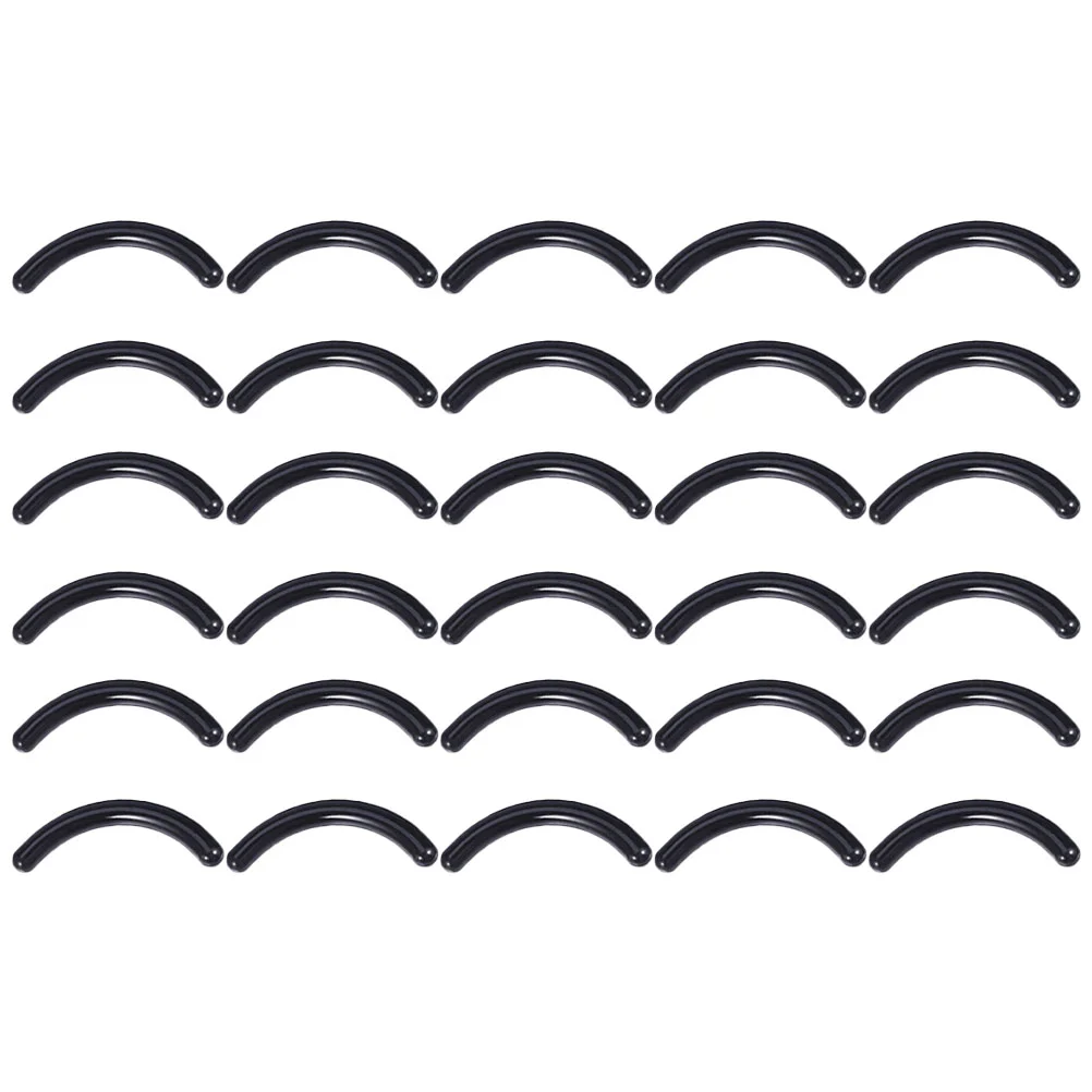 200 Pcs Black Eyelash Curler Refill Pads Strip Gums Replacement Bands Premium Rubber Curler Makeup Tool eyelash Enhancer Beauty