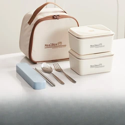 Portable Insulated Stainless Steel Lunch Box with Microwave Heating (As shown here)