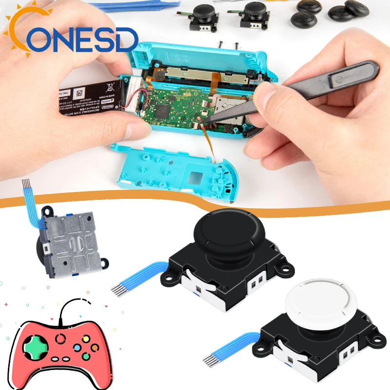 

OEM для Nintendo Switch для джойстика Joy-con, аналоговый джойстик, сменный джойстик, легко устанавливается и снимается, инструменты для игровой площадки